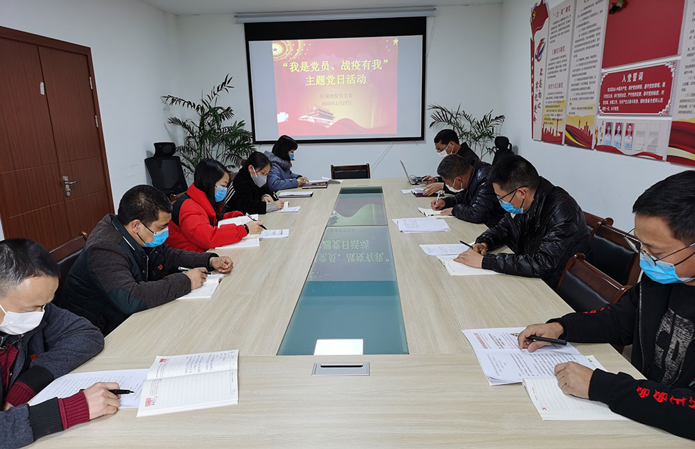 屯溪城建投公司黨支部開(kāi)展“我是黨員、抗疫有我”主題黨日活動(dòng)